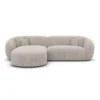 Bouclé L-Form Sofa Gaia