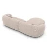 Strukturstoff L-Form Sofa Gaia