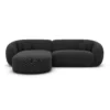 Strukturstoff L-Form Sofa Gaia