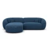 Strukturstoff L-Form Sofa Gaia