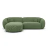 Strukturstoff L-Form Sofa Gaia