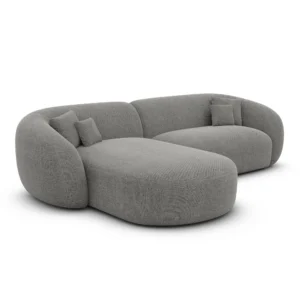 Strukturstoff L-Form Sofa Gaia