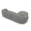 Strukturstoff L-Form Sofa Gaia