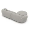 Strukturstoff L-Form Sofa Gaia