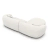 Strukturstoff L-Form Sofa Gaia