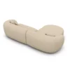 Echtleder L-Form Sofa Gaia