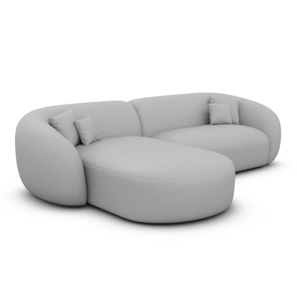 Echtleder L-Form Sofa Gaia
