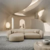 Kunstleder L-Form Sofa Gaia