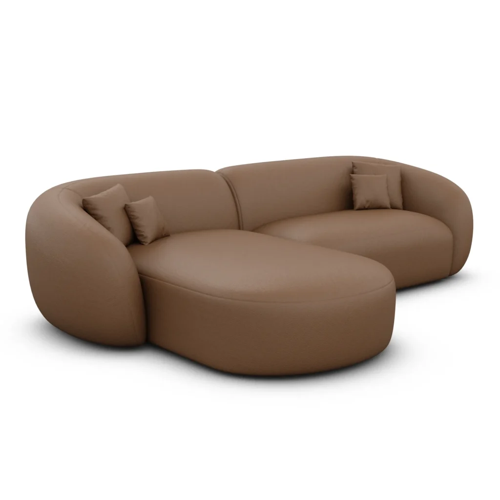 Kunstleder L-Form Sofa Gaia