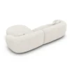 Bouclé L-Form Sofa Gaia