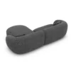 Strukturstoff L-Form Sofa Gaia