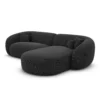 Strukturstoff L-Form Sofa Gaia