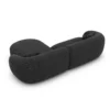 Strukturstoff L-Form Sofa Gaia