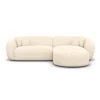 Strukturstoff L-Form Sofa Gaia
