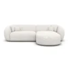 Strukturstoff L-Form Sofa Gaia