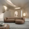 Echtleder L-Form Sofa Gaia