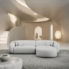 Echtleder L-Form Sofa Gaia