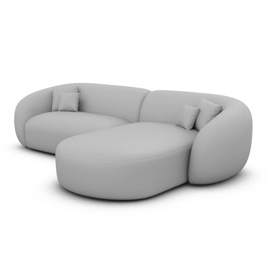 Kunstleder L-Form Sofa Gaia