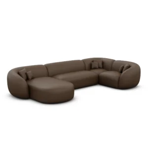 Echtleder U-Form XL Wohnlandschaft Gaia