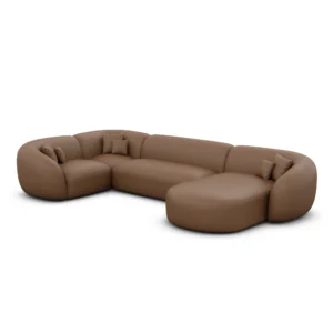 Kunstleder U-Form XL Wohnlandschaft Gaia