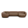 Kunstleder U-Form XL Wohnlandschaft Gaia