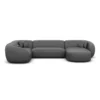 Kunstleder U-Form XL Wohnlandschaft Gaia
