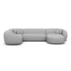 Kunstleder U-Form XL Wohnlandschaft Gaia