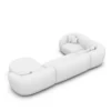 Kunstleder U-Form XL Wohnlandschaft Gaia