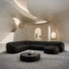 Kunstleder U-Form XXL Wohnlandschaft Gaia