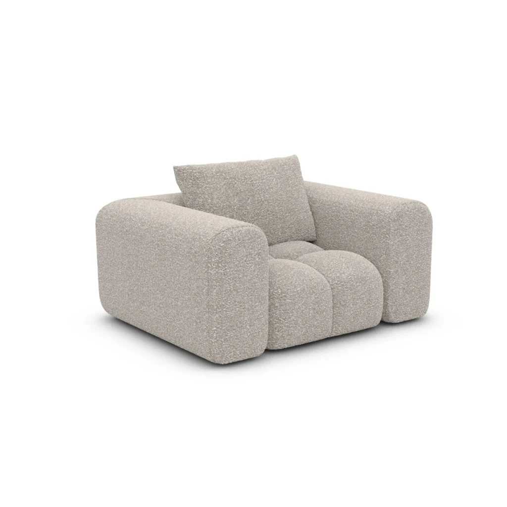 Bouclé Sessel Lavera