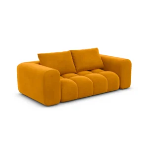 Samtstoff 2-Sitzer Couch Lavera