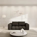 Echtleder 2-Sitzer Couch Lavera