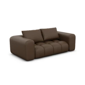 Echtleder 2-Sitzer Couch Lavera