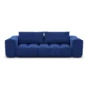 Samtstoff 3-Sitzer Couch Lavera