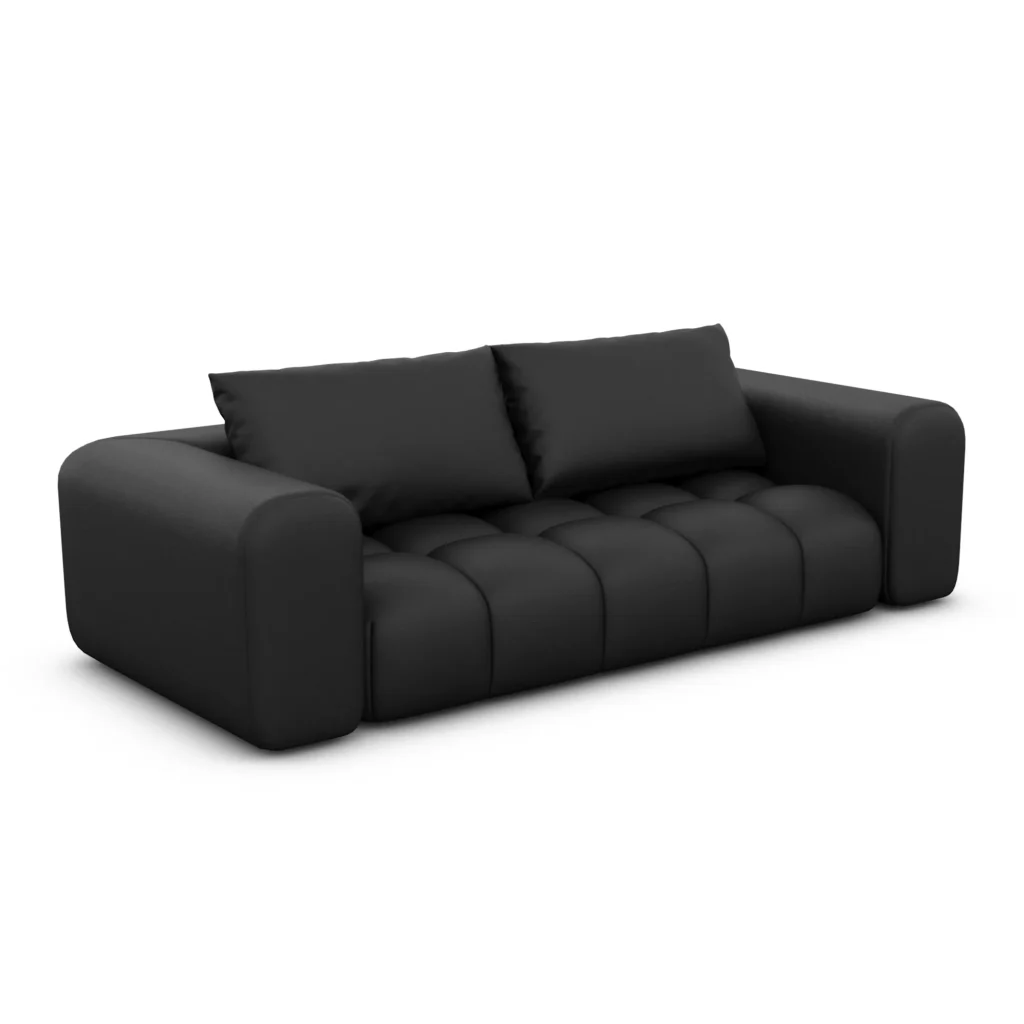 Echtleder 3-Sitzer Couch Lavera