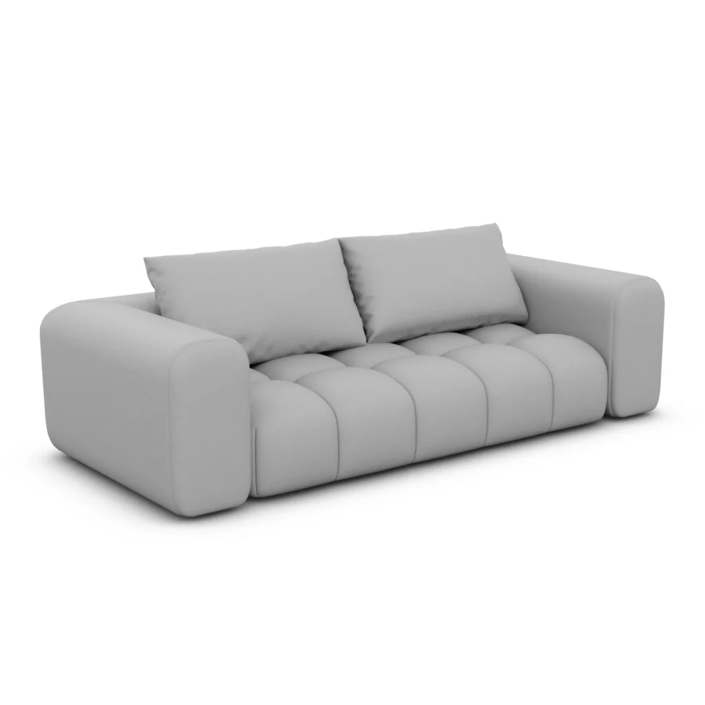 Echtleder 3-Sitzer Couch Lavera