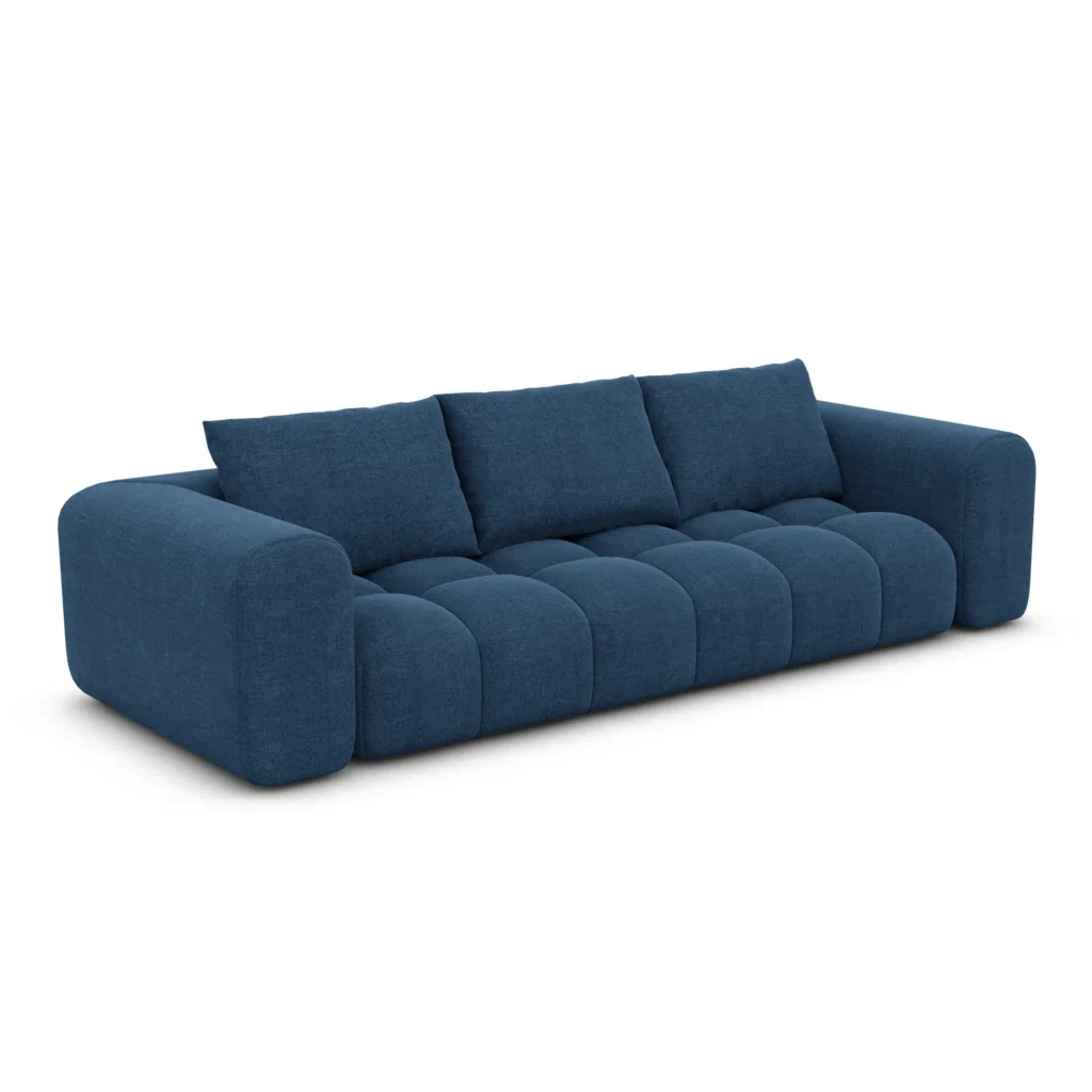 Strukturstoff 4-Sitzer Couch Lavera