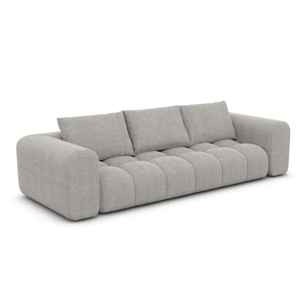 Strukturstoff 4-Sitzer Couch Lavera