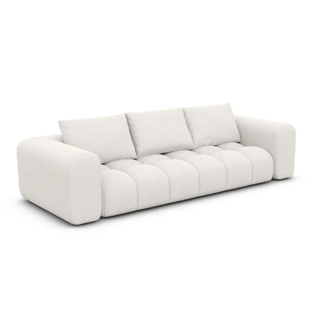 Strukturstoff 4-Sitzer Couch Lavera