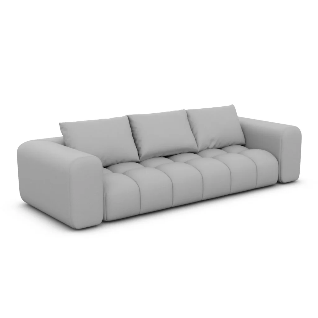 Kunstleder 4-Sitzer Couch Lavera
