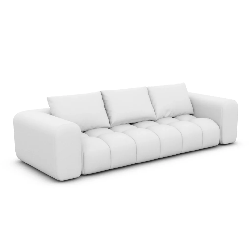 Kunstleder 4-Sitzer Couch Lavera