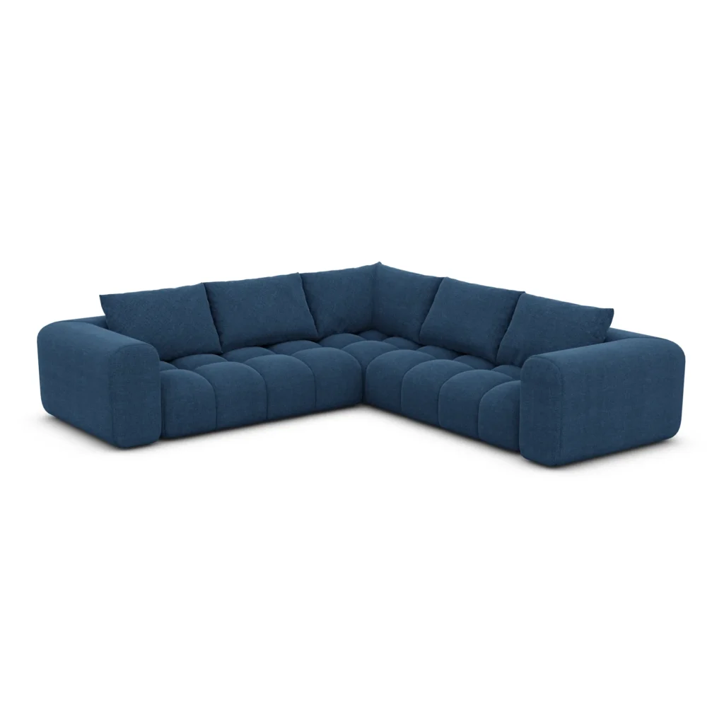 Strukturstoff Ecksofa Lavera