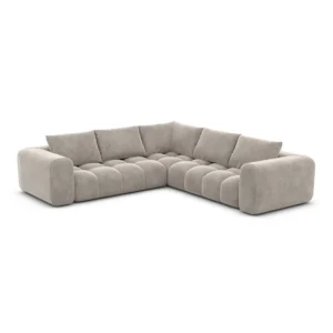 Samtstoff Ecksofa Lavera