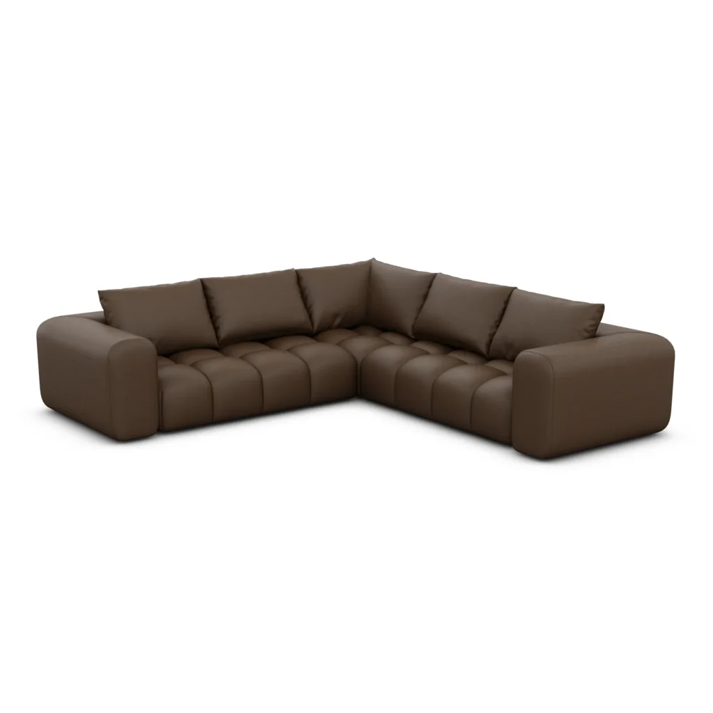 Echtleder Ecksofa Lavera
