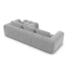 Samtstoff L-Form Sofa Lavera
