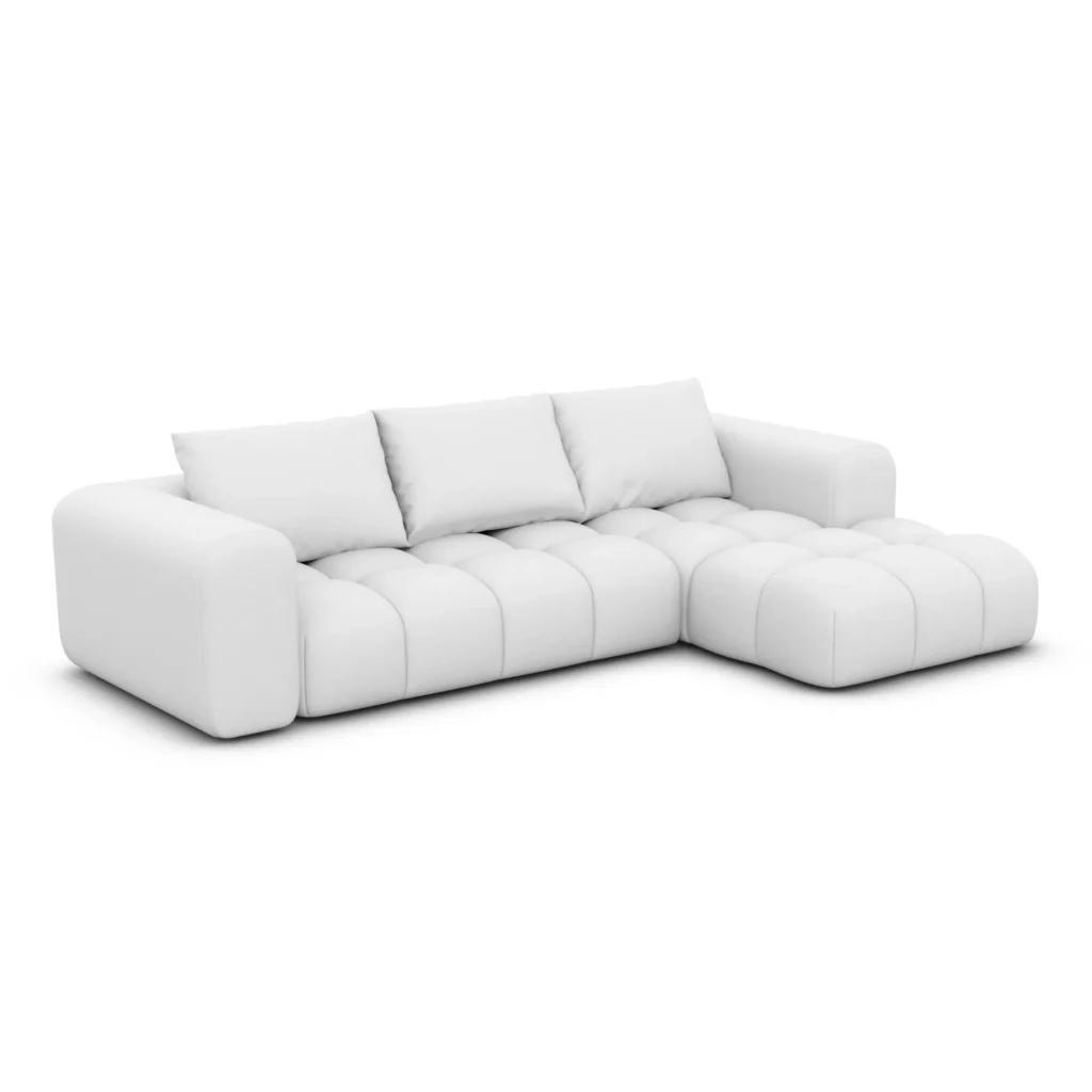 Echtleder L-Form Sofa Lavera