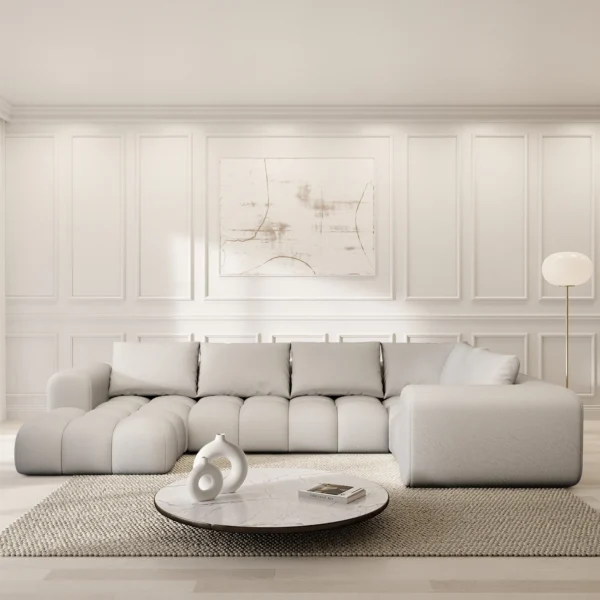 Kunstleder U-Form XL Wohnlandschaft Lavera