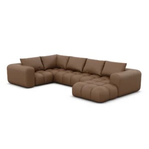 Echtleder U-Form XL Wohnlandschaft Lavera