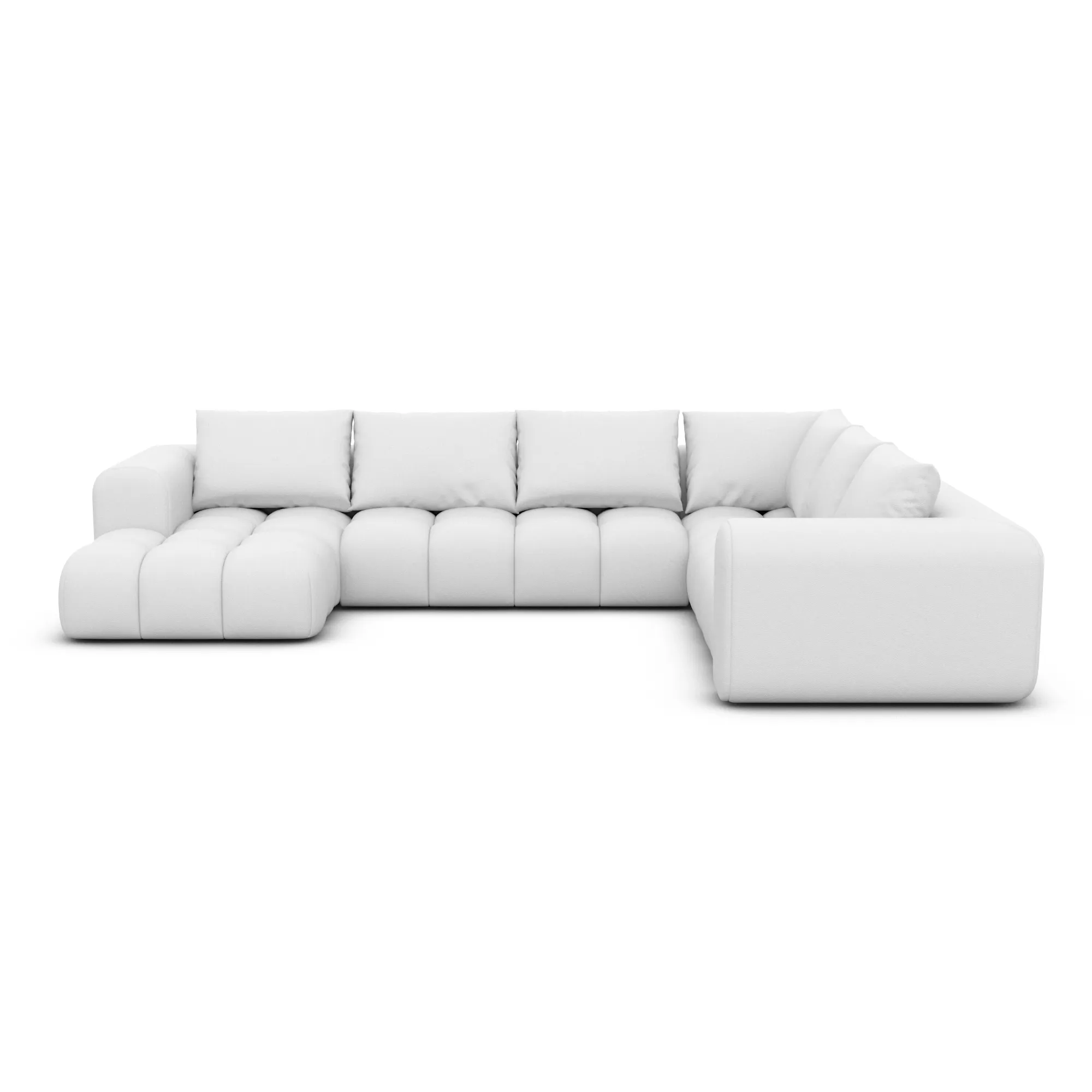 Echtleder U-Form XXL Wohnlandschaft Lavera