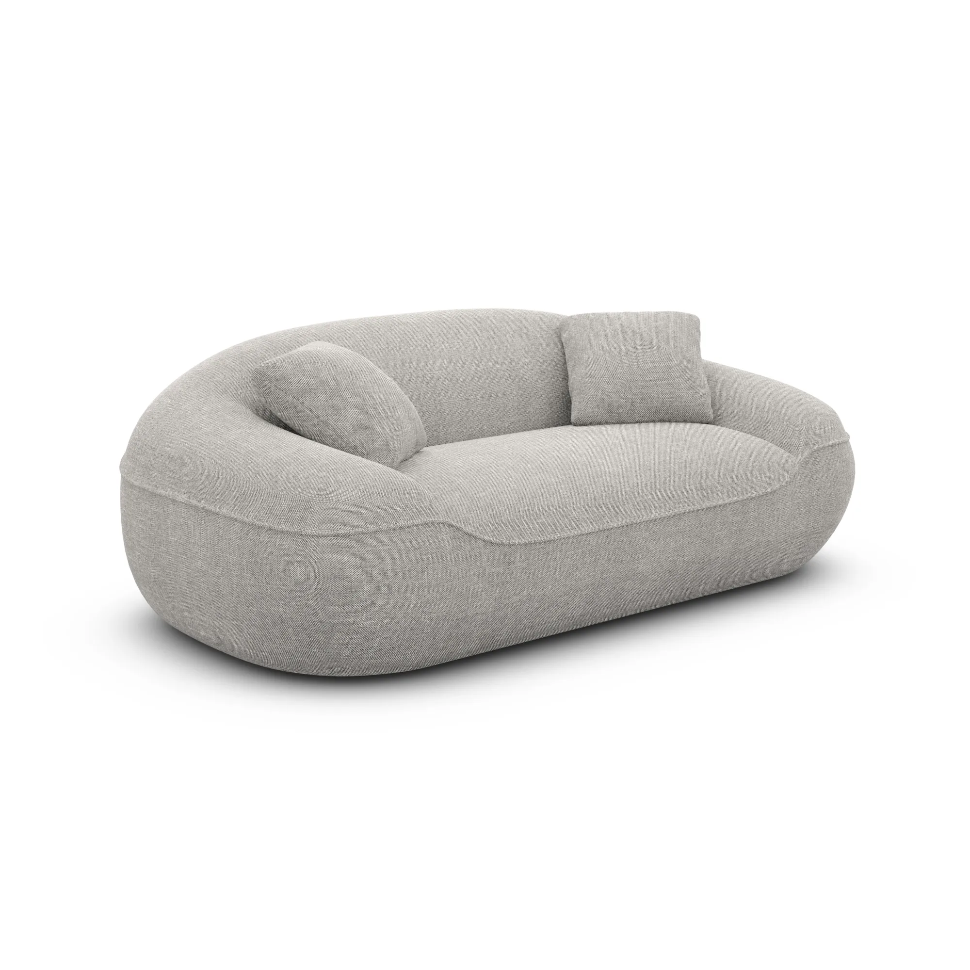 Strukturstoff 2-Sitzer Couch Levina – Bild 17